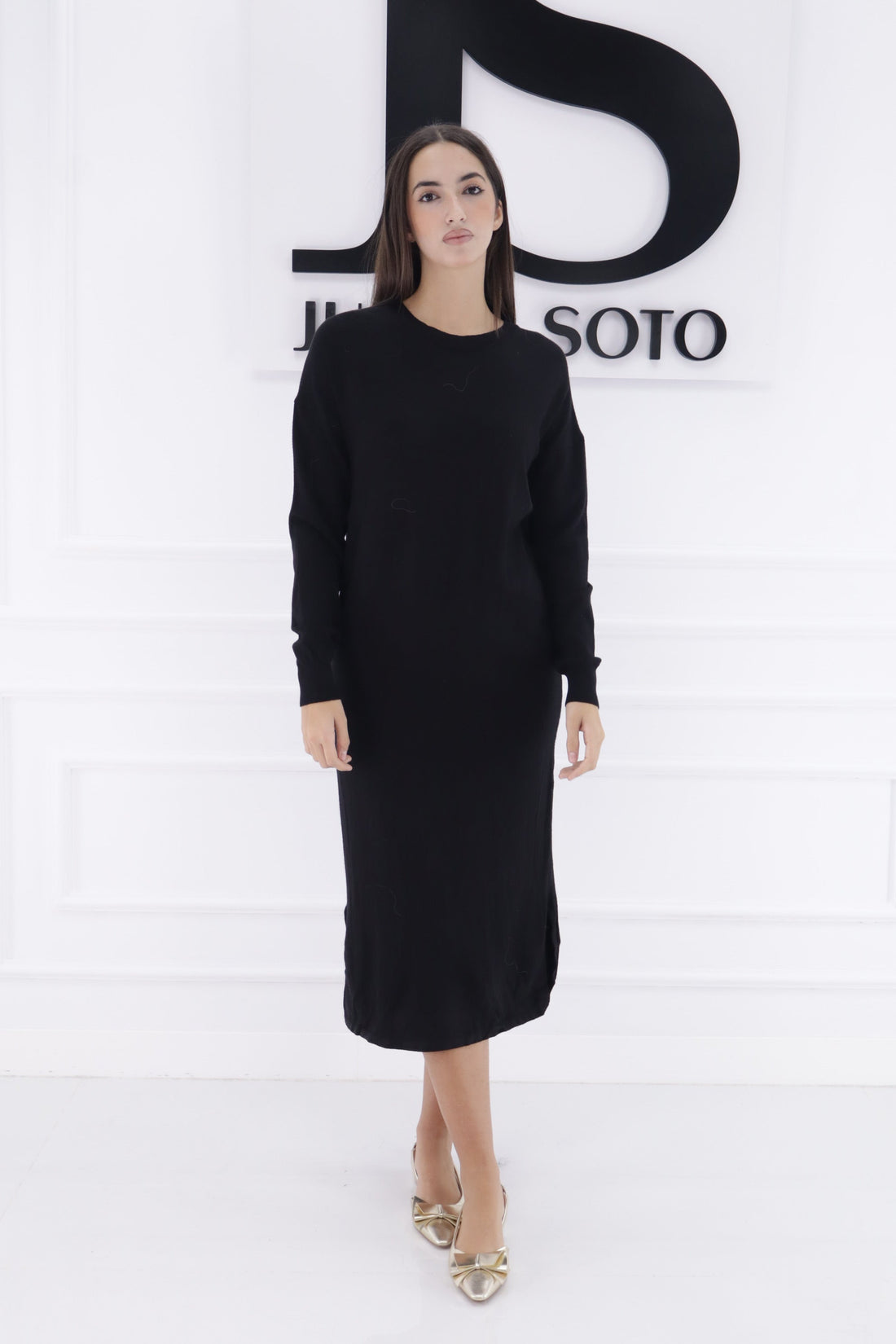 Vestido punto M2526(cuello redondo)