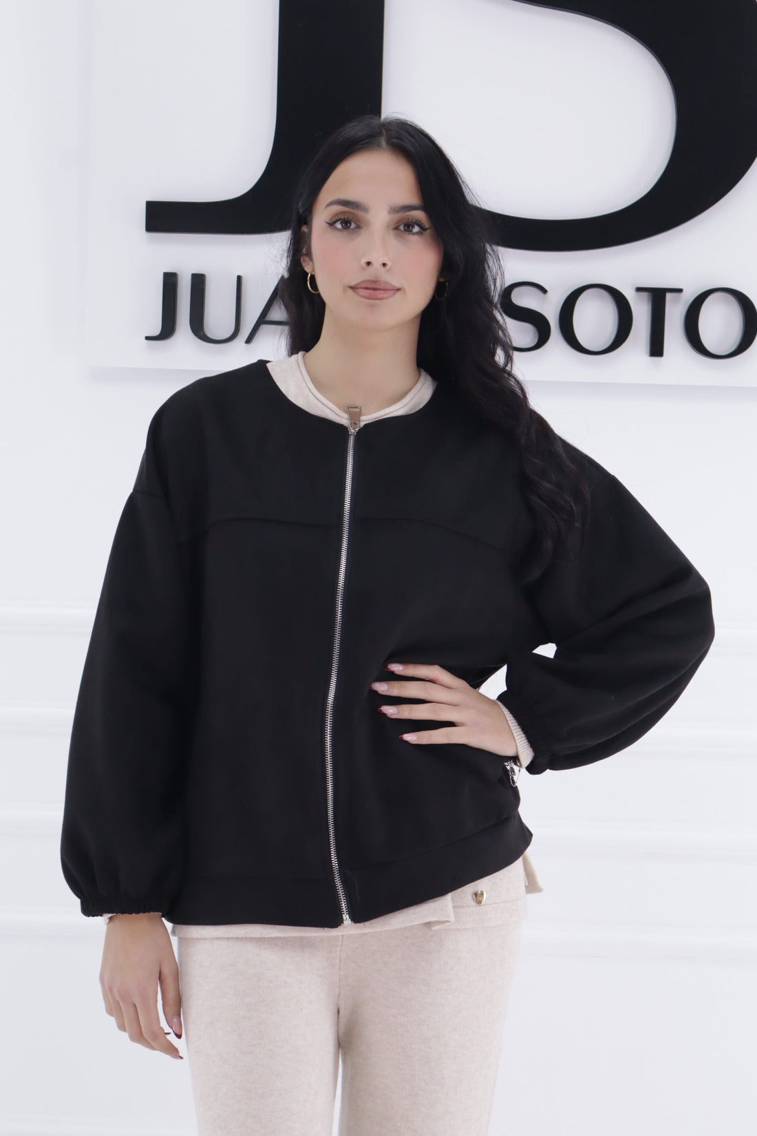Chaqueta antelina 5243