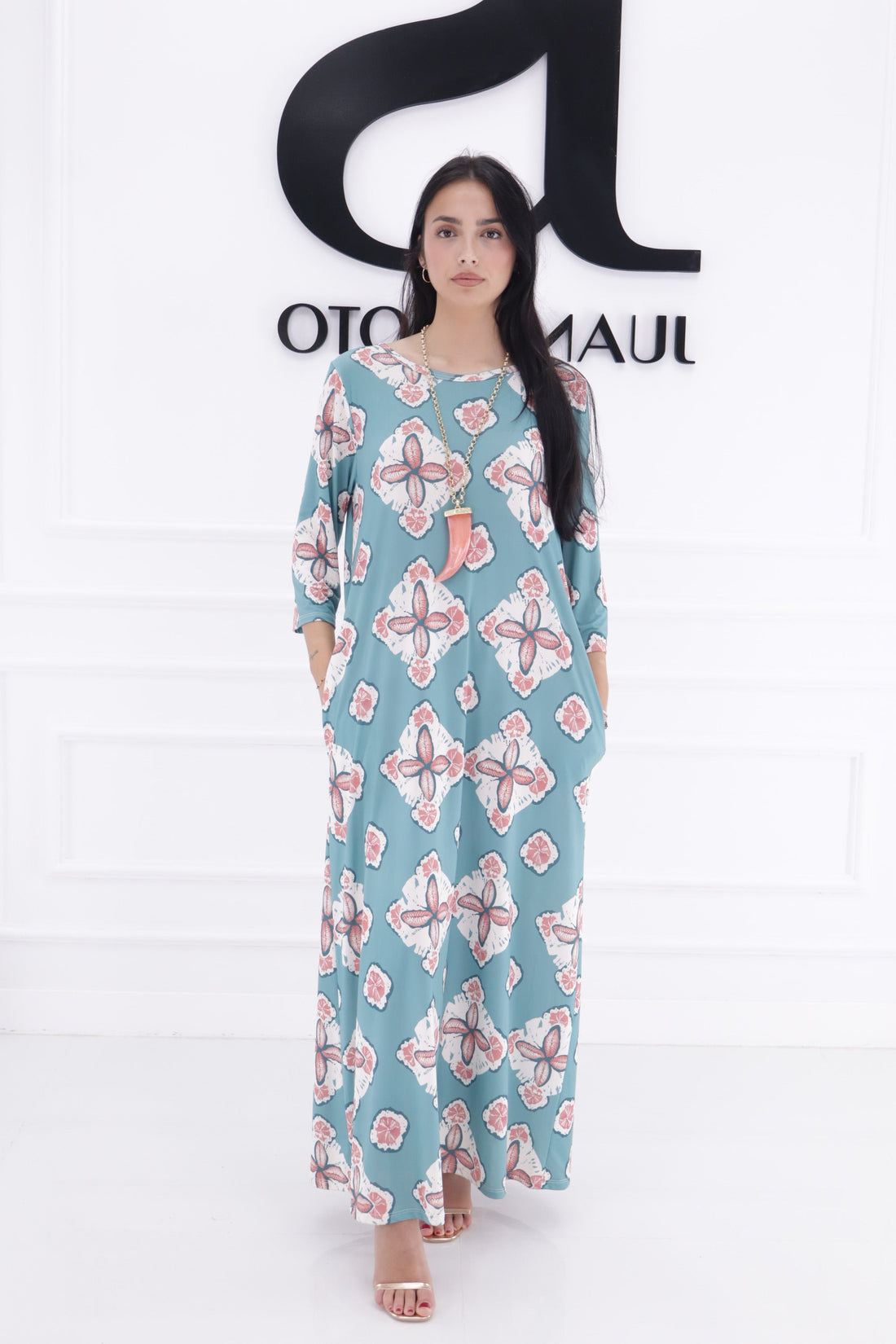 Vestido flores 21664